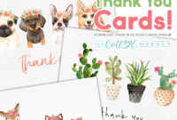 10 Free Printable Thank You Cards You Can&amp;#039;T Miss The Intended For Free Printable Thank You Card Template