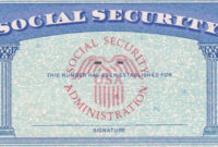 10 Ssn Template Psd Images Social Security Card Blank Regarding Social Security Card Template Free