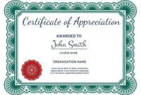 100+ Certificate Of Appreciation Templates To Choose From Within Formal Certificate Of Appreciation Template