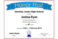 11+ Certificate Of Honor Templates | Free Printable Word For Quality Honor Roll Certificate Template