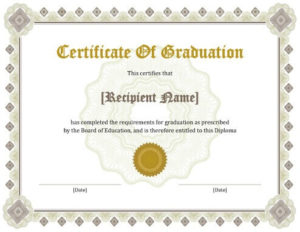 11 Free Printable Degree Certificates Templates | Hloom Inside Fake Diploma Certificate Template