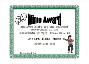 11+ Funny Certificate Templates Free Word, Pdf Documents Throughout Free Printable Funny Certificate Templates