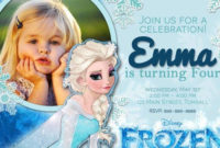 13+ Frozen Invitation Templates Word, Psd, Ai | Free Pertaining To Frozen Birthday Card Template