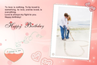 13 Psd Template For Birthday Card Images Happy Birthday Intended For Professional Photoshop Birthday Card Template Free