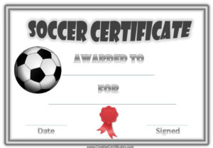 13+ Soccer Award Certificate Examples Pdf, Psd, Ai Regarding Soccer Award Certificate Template