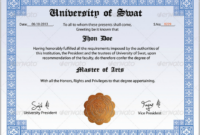 14+ Useful Degree Certificate Designs & Templates Psd, Ai With Regard To Professional College Graduation Certificate Template