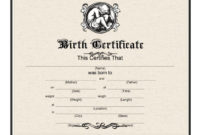 15 Birth Certificate Templates (Word & Pdf) Free Template In Quality Birth Certificate Template For Microsoft Word