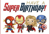 15 Free Printable Birthday Cards For Kids | The Yellow Birdhouse In Free Superhero Birthday Card Template