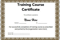 15 Training Certificate Templates Free Download Pertaining To Best Hayes Certificate Templates
