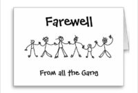 16+ Farewell Card Template Word, Pdf, Psd, Eps | Free In Professional Sorry You Re Leaving Card Template