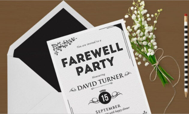 16+ Farewell Card Template Word, Pdf, Psd, Eps | Free Inside Best Farewell Card Template Word