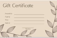 16+ Free Gift Certificate Templates & Examples Word Excel Inside Best Printable Gift Certificates Templates Free