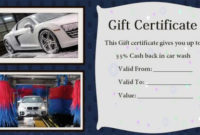 16 Personalized Auto Detailing Gift Certificate Templates Within 11+ Automotive Gift Certificate Template