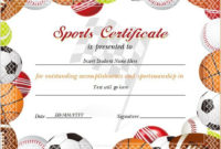 17+ Sports Certificate Templates | Free Printable Word &amp; Pdf Intended For Sports Award Certificate Template Word