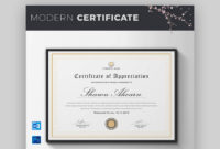18 Best Free Certificate Templates (Printable Editable In Best Professional Award Certificate Template