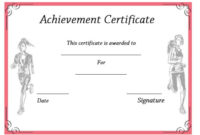 19 Athletic Certificate Templates For Schools & Clubs (Free For Professional Running Certificates Templates Free