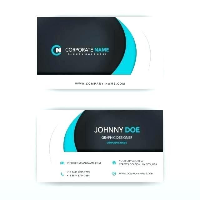 2 Sided Business Card Template Two Sided Business Card Regarding 2 Sided Business Card Template Word
