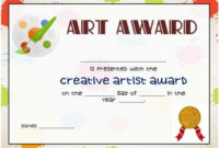 20 Art Certificate Templates (To Reward Immense Talent In In Art Certificate Template Free