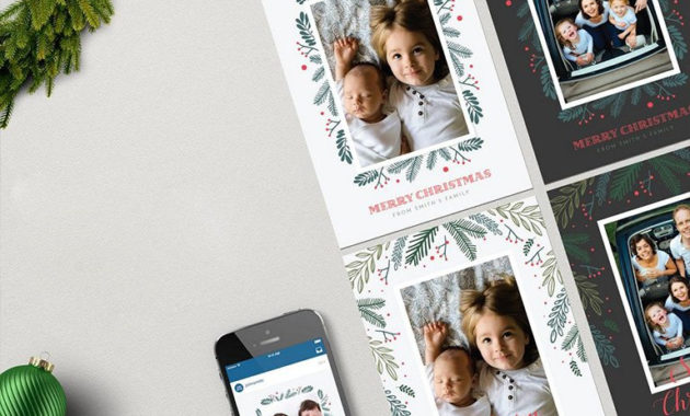 20+ Best Christmas Card Templates For Photoshop | Design Shack Within 11+ Free Christmas Card Templates For Photoshop