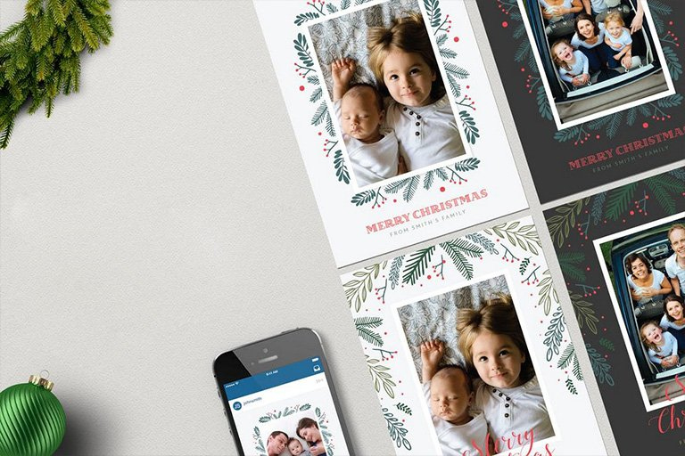 20+ Best Christmas Card Templates For Photoshop | Design Shack Within 11+ Free Christmas Card Templates For Photoshop