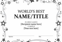 20 Best Free Microsoft Word Certificate Templates (Downloads With Regard To Free Award Certificate Templates Word 2007
