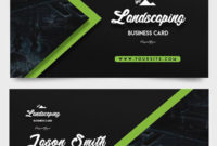20 Business Card Psd And Vector Designs For Architects And Pertaining To Best Landscaping Business Card Template