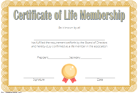 20+ Certificate Of Membership In An Organization Templates Free In Printable Life Membership Certificate Templates
