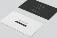 20 Examples Of A Stylish Business Card Photoshop Template Within Name Card Photoshop Template