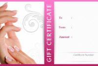 20 | Gift Certificate Templates | Gift Certificate Factory With Regard To Professional Nail Gift Certificate Template Free