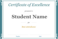 22 Best Free & Premium Google Docs Certificate Template Throughout Free Student Certificate Templates