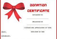 22 Legitimate Donation Certificate Templates For Your Next Regarding Donation Certificate Template