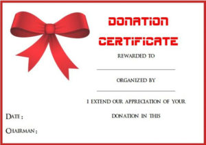 22 Legitimate Donation Certificate Templates For Your Next Regarding Donation Certificate Template