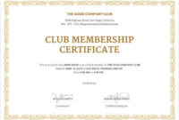 23+ Membership Certificate Templates Word, Psd, In Design Inside Professional New Member Certificate Template