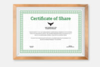 24+ Share Stock Certificate Templates Psd, Vector Eps In Template For Share Certificate