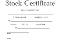 24+ Share Stock Certificate Templates Psd, Vector Eps Intended For 11+ Free Stock Certificate Template Download