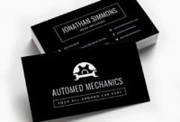 25+ Automotive Business Card Templates Ms Word Within Automotive Business Card Templates