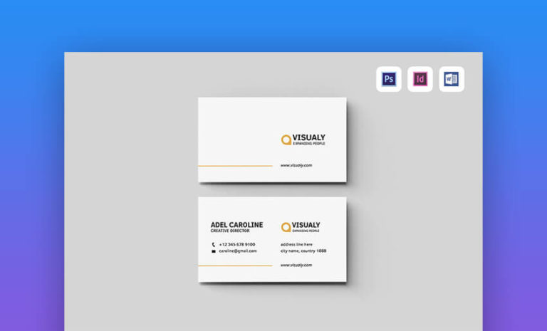 free microsoft word business card templates