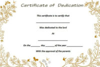 26 Free Fillable Baby Dedication Certificates In Word In Quality Baby Christening Certificate Template