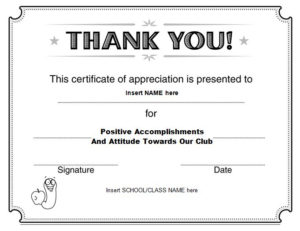 30 Free Certificate Of Appreciation Templates Free Inside Free Free Template For Certificate Of Recognition