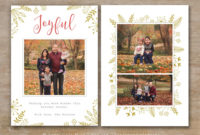 30 Holiday Card Templates For Photographers To Use This Year Intended For Free Photoshop Christmas Card Templates For Photographers