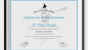 31+ Participation Certificate Templates Pdf, Word, Psd, Ai Throughout Free Certificate Of Participation Template Pdf