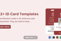32+ Id Card Templates Word, Psd, Ai, Pages | Free Within Free Id Card Template Word