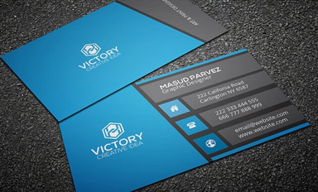 32+ Modern Business Card Templates Word, Psd, Ai, Apple In Quality Name Card Design Template Psd
