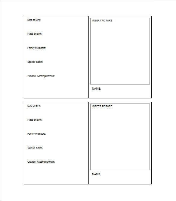 34+ Trading Card Template Word, Pdf, Psd, Eps | Free For Trading Card Template Word