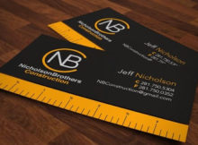 35+Free Construction Business Template Ms Word, Coreldraw Regarding Quality Construction Business Card Templates Download Free