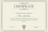 37 Certificate Of Authenticity Templates (Art, Car Throughout Professional Photography Certificate Of Authenticity Template