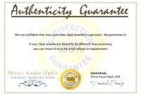 37 Certificate Of Authenticity Templates (Art, Car With Certificate Of Authenticity Photography Template