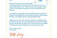 37 Tooth Fairy Certificates & Letter Templates Printable In Tooth Fairy Certificate Template Free