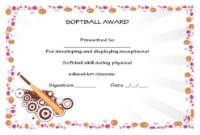 39+ Free Softball Award Certificates Templates Ideas And With Regard To Softball Certificate Templates Free