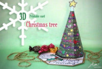 3D Christmas Tree Card Printable | Alpha Mom Pertaining To 3D Christmas Tree Card Template